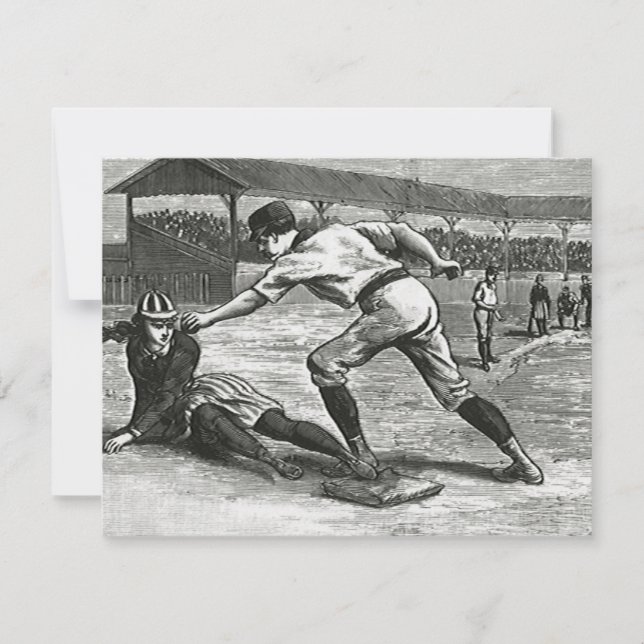 Deportes de época, equipos de béisbol femenino vic (Anverso)