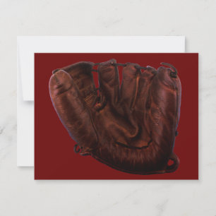 Deportes de época, guante de béisbol de cuero anti