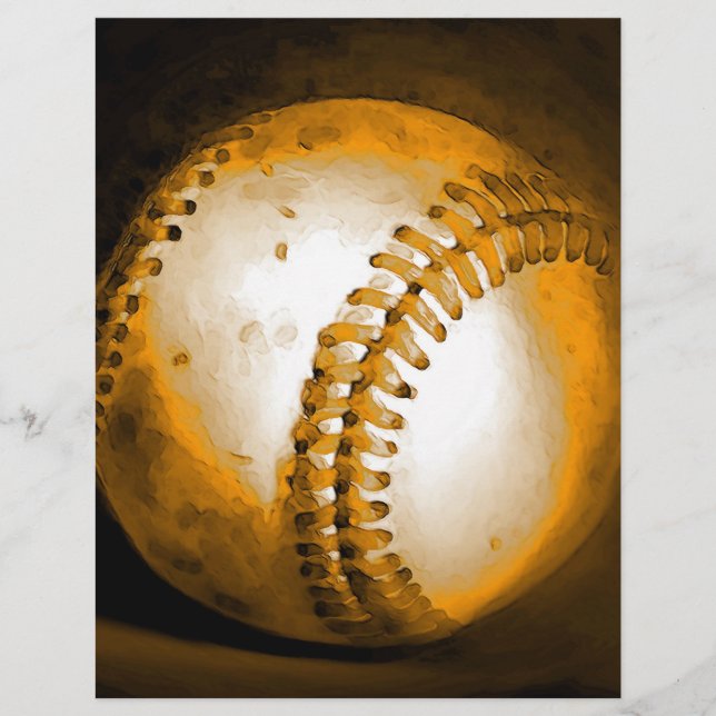 Deportes de Estados Unidos - Volantes de béisbol (Frente)