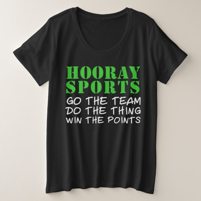 Deportes de Hooray (Anverso del diseño)