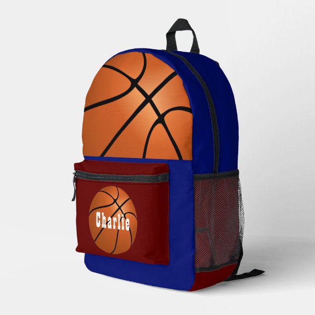 DEPORTES DE LA BOLSA DE BALONCESTO personalizado (Esquina derecha trasera )