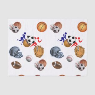 Deportes de papel de tejido decorativo