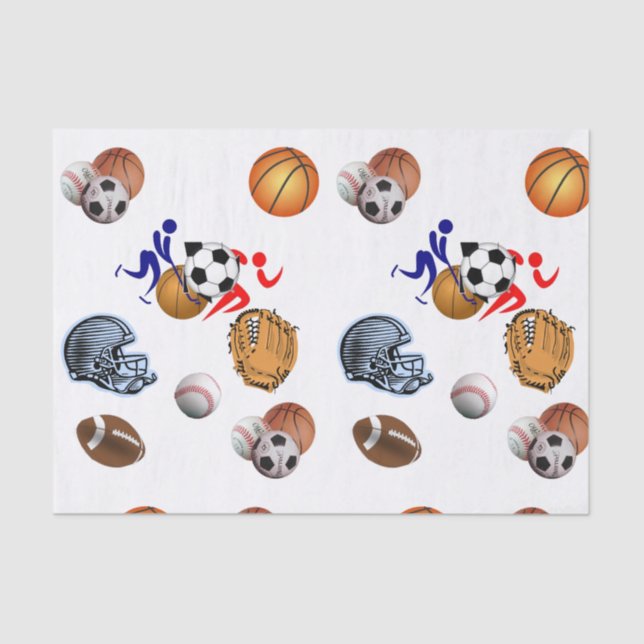 Deportes de papel de tejido decorativo (Anverso)