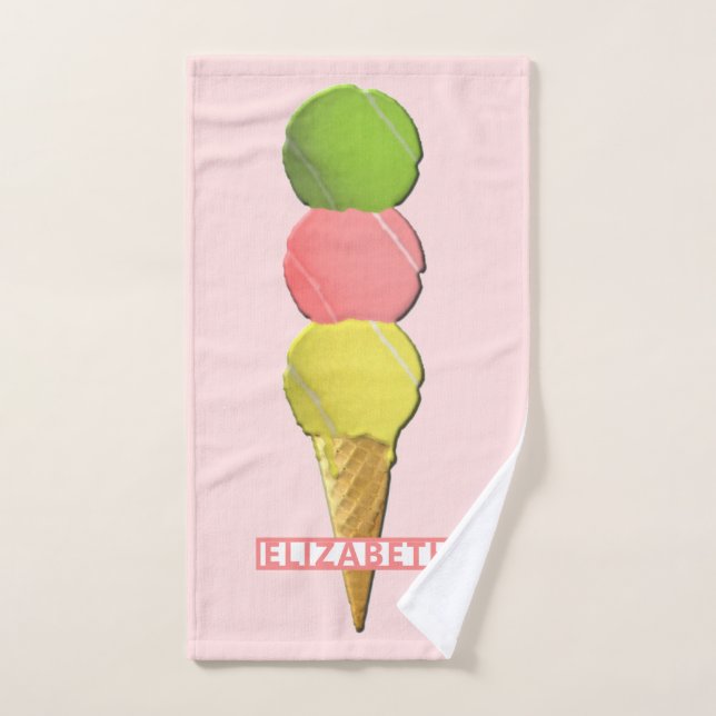 Deportes de tenis personalizados (Toalla de mano)