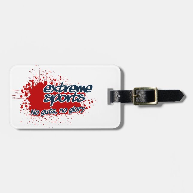 DEPORTES EXTREMOS personalizado etiqueta del equip (Frente Horizontal)