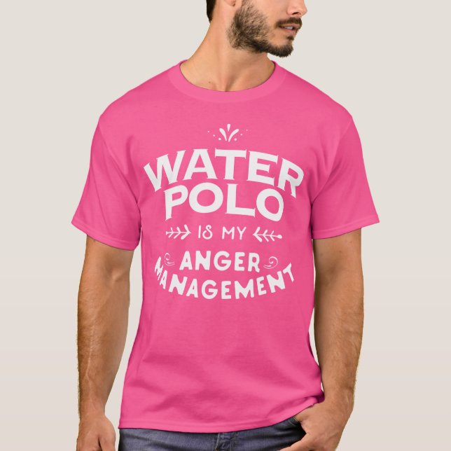 Deportes Graciosos Para Camisas El Polo De Agua Es (Anverso)