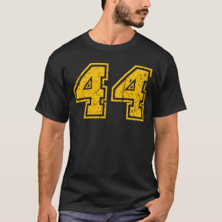 Deportes Jersey Uniforme Vintage Amarillo Número #