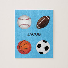"DEPORTES" PUZZLE CON NOMBRE DE NIÑOS.