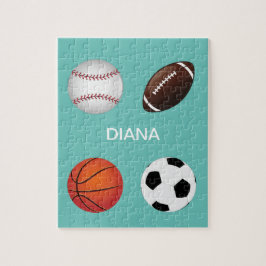 "DEPORTES" PUZZLE CON NOMBRE DE NIÑOS.