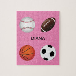 "DEPORTES" PUZZLE CON NOMBRE DE NIÑOS.