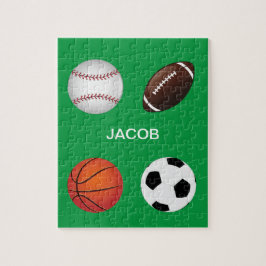 "DEPORTES" PUZZLE CON NOMBRE DE NIÑOS.
