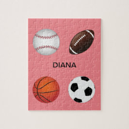 "DEPORTES" PUZZLE CON NOMBRE DE NIÑOS.