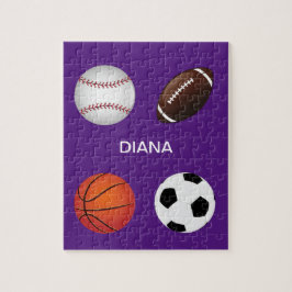 "DEPORTES" PUZZLE CON NOMBRE DE NIÑOS.