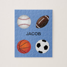 "DEPORTES" PUZZLE CON NOMBRE DE NIÑOS.