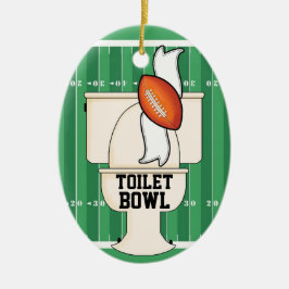Deportes - Toilet BOWL - Ornamento cerámico SRF