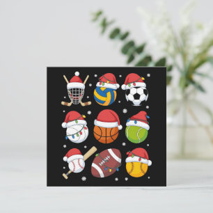Deportista de Santa Navidad Deportista de Balón Am