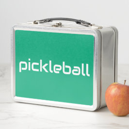 Deportivo Blanco Texto de PICKLEBALL en Verde Azul