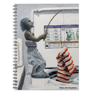 Depósito de cuaderno de arte de fantasía para pesc