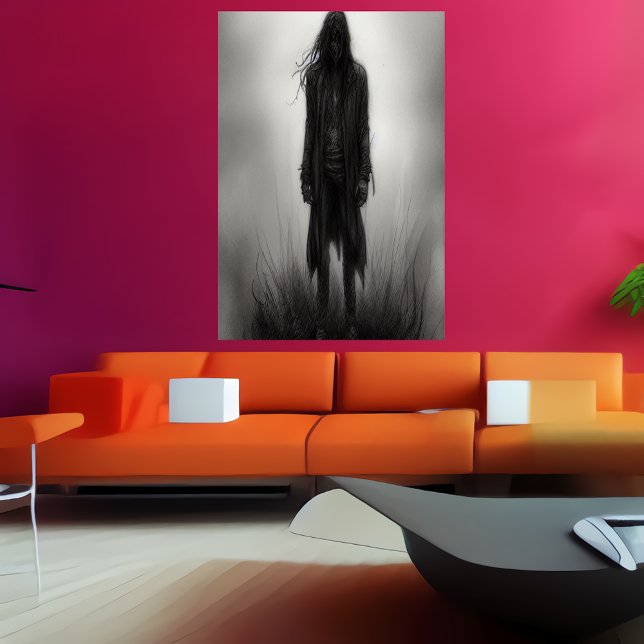 Deprimir en la sombra | Poster de arte de IA (Subido por el creador)