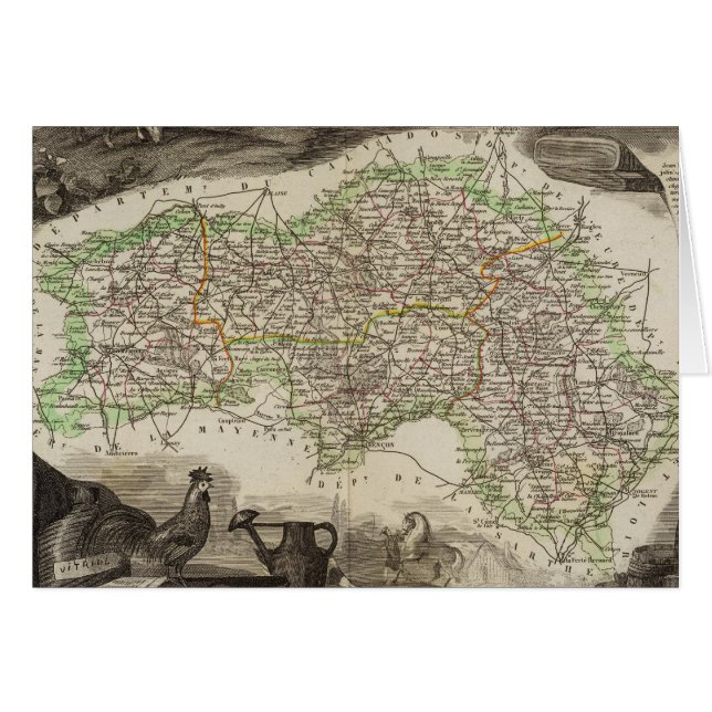 Dept. De L'Orne (Anverso (Horizontal))