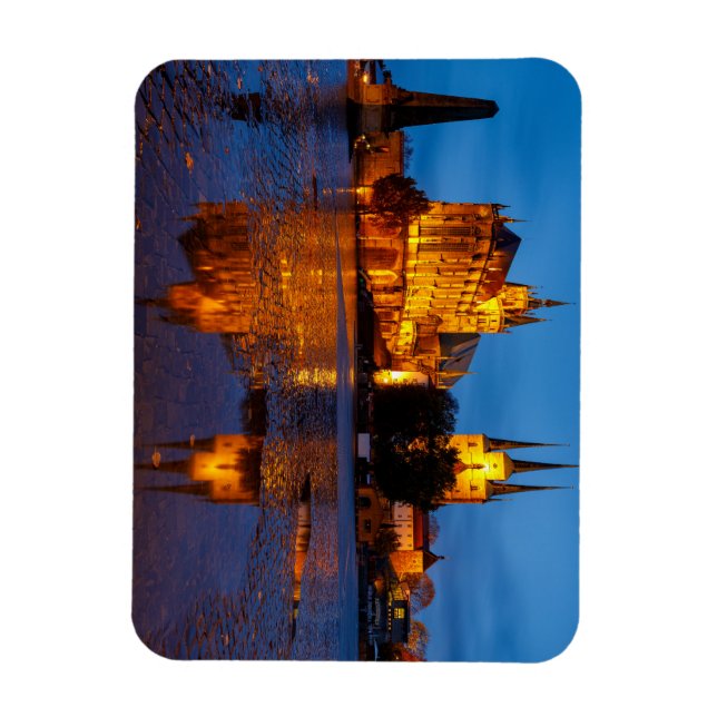 Der Erfurter Dom en el imán de Thüringen (Vertical)