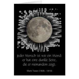 Der Mond, la lune, la luna, la luna Faltkarte