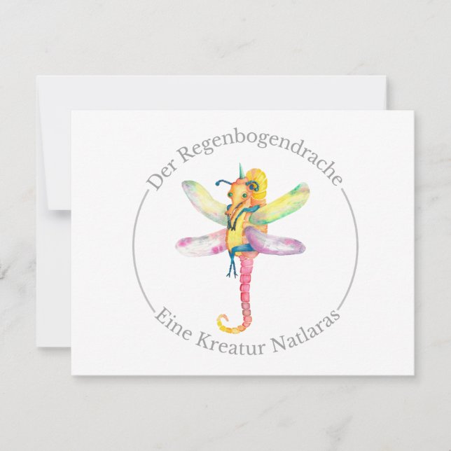 Der Regenbogendrache - Eine Kreatur Natlaras (Anverso)
