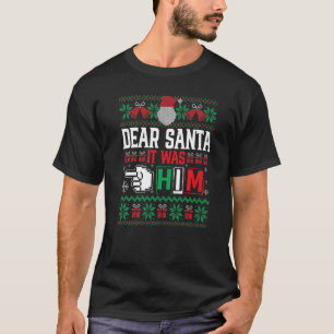 Der Santa Fue Él Navidades Suéter Feo Matchi