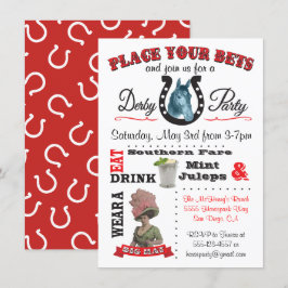 derby Fiesta Poster Invitación