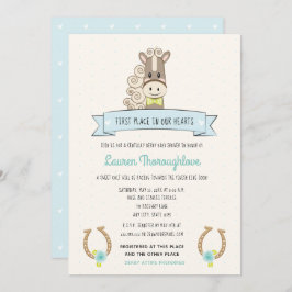 Derby Horse Baby Boy Invitaciones a la ducha