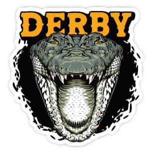 Derby, Pegatina de cocodrilos de Australia Occiden