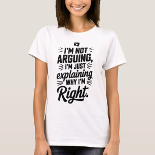 Derecha de nuevo: La camiseta para los debatidores