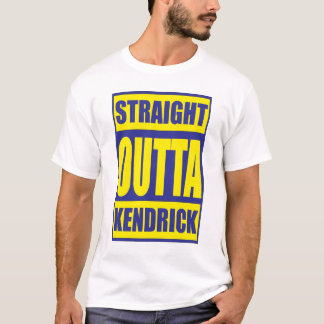 derecho fuera de la camiseta del kendrick