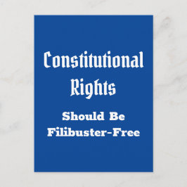 Derechos constitucionales Tarjeta postal gratuita