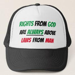 Derechos de Dios Camionero Sombrero