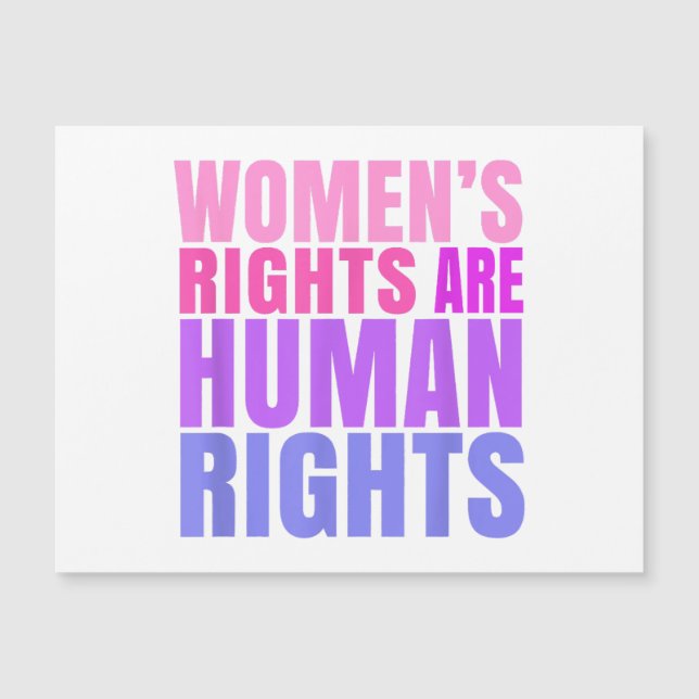 Derechos Humanos Derechos de la Mujer (Anverso)