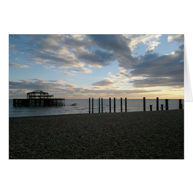 Derelict West Pier Brighton (Anverso (Horizontal))