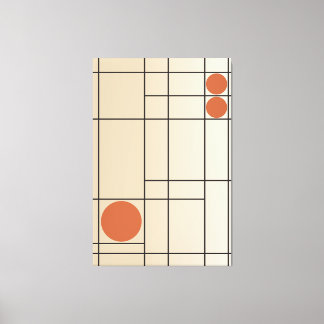 Deriva Ósea N.º 1 Arte Geométrico Beige + Terracot