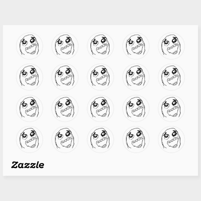 Derp meme Pegatina | Zazzle.es, image size:644x644