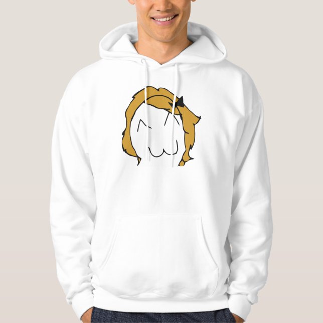 Derpina (sonrisa) de Kitteh - sudadera con capucha (Anverso)