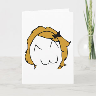 Derpina (Sonrisa de Kitteh) - Tarjeta de felicitac