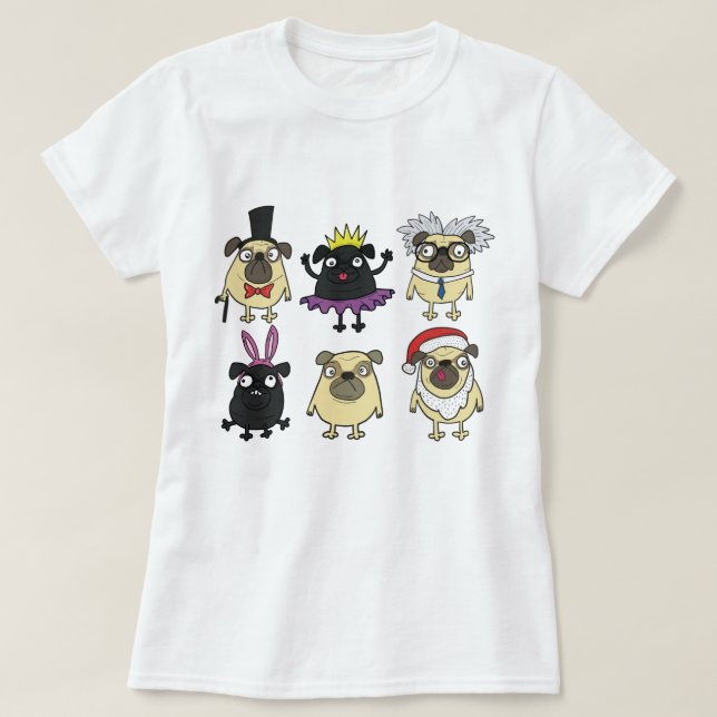 Derpy Pugs En Vestidos (Diseño del anverso)