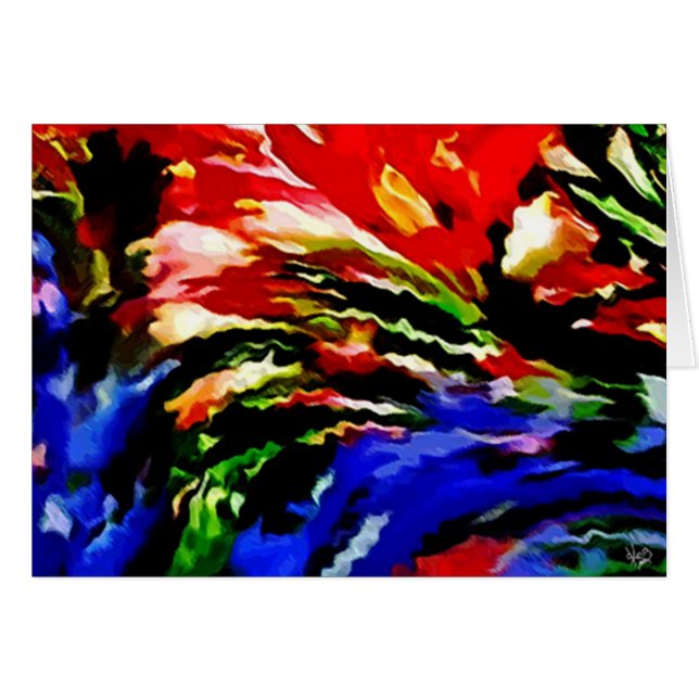 Derramamiento de la pintura del Bluebonnet (Anverso (Horizontal))