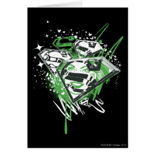 Derramamientos del verde de Supergirl