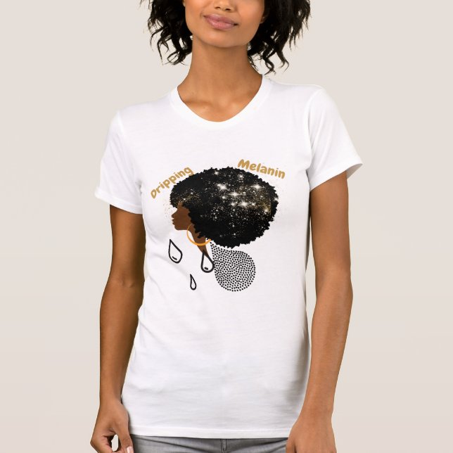 Derrame la camiseta de Melanin (Anverso)