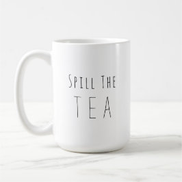 Derrame la taza de té