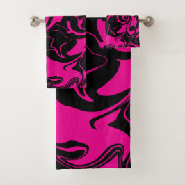 Derrame - Magenta y negro