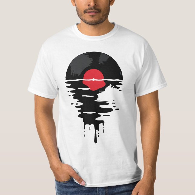 Derribo del record de Guay: camiseta de música DJ (Anverso)