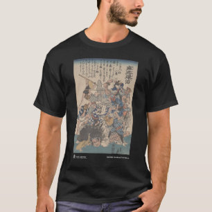 derrotando el sarampión - camiseta negra