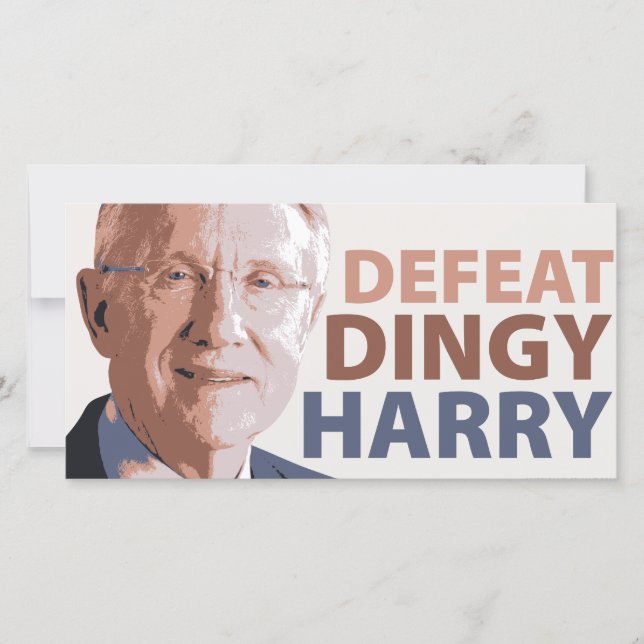 Derrotar a Dingy Harry Reid (Anverso)